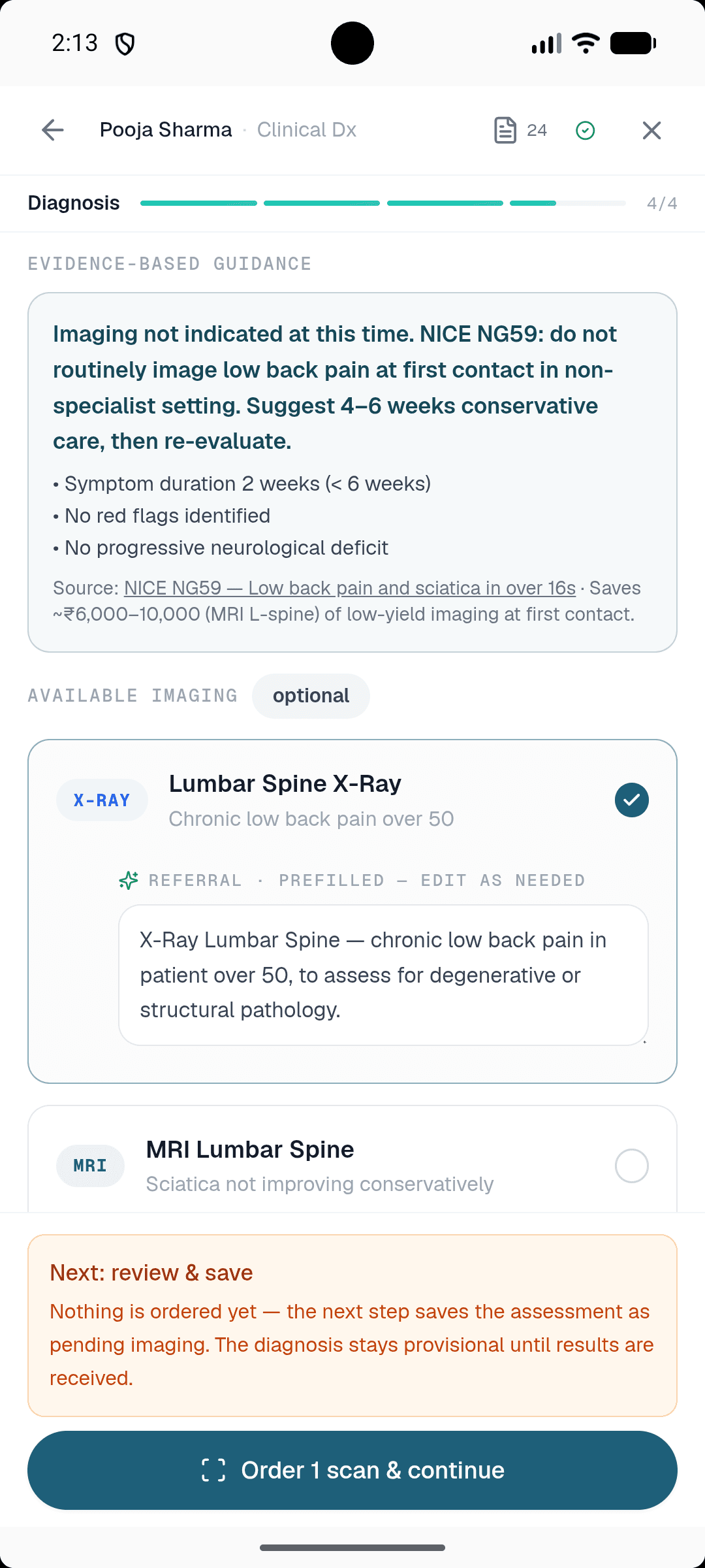 Healui mobile imaging referral