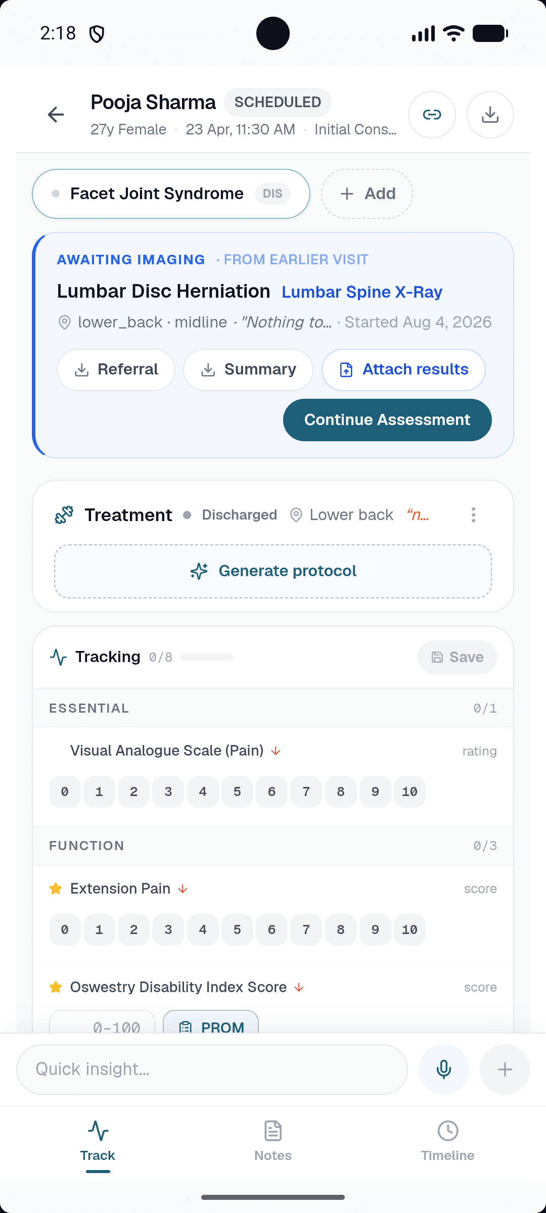 Healui mobile visit tracking